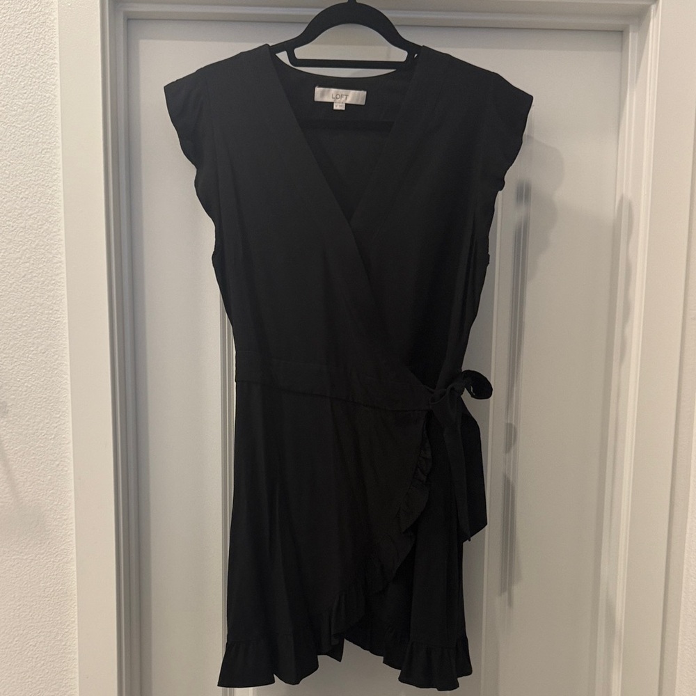 LOFT Elegant Black Romper